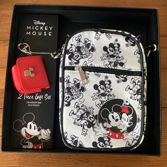 Cartera Primark De Mickey Mouse Doble Cremallera Blanca Para Mujer